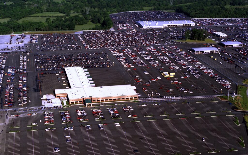 Auto Auction Aerial - C.O. Christian & Sons